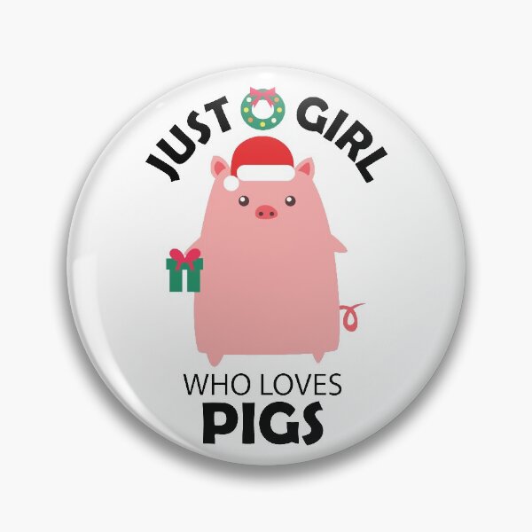 Item preview, Just A Girl Who Loves Pigs designed and sold by GravitiTees.