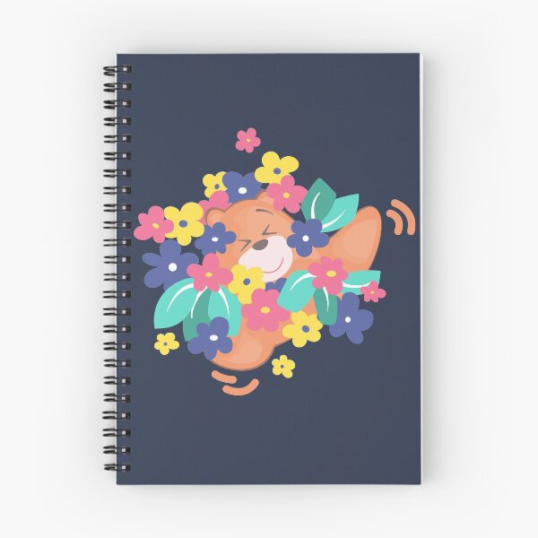 Item preview, Jelly Bear in the Flowers (Dark Background) designed and sold by Jelly Bear.