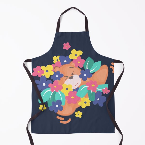Item preview, Jelly Bear in the Flowers (Dark Background) designed and sold by Jelly Bear.