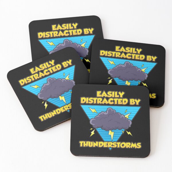 Item preview, Easily Distracted By Thunderstorms Storm Chaser designed and sold by perfectpresents.