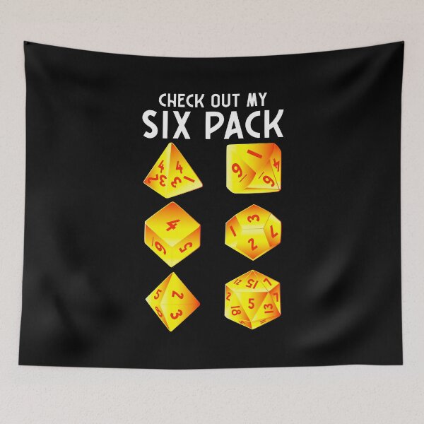 Item preview, Funny Check Out My Six Pack Dice Pun designed and sold by perfectpresents.