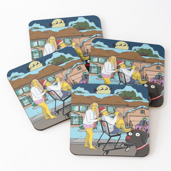 Item preview, Simpson xmas shoping designed and sold by Cartoonsy.