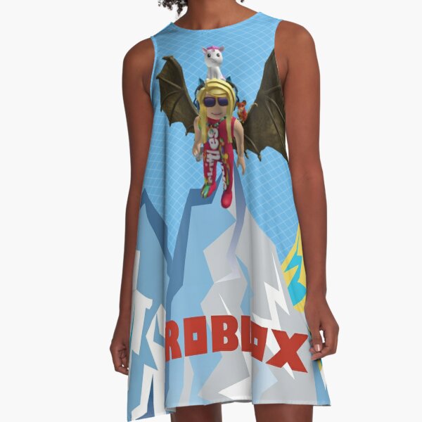 Blue Roblox Dresses Redbubble - roblox sunflower outfit