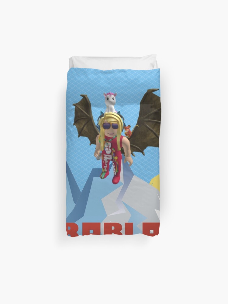 Cute Roblox Blondie Duvet Cover By Nilscotte20 Redbubble - galaxy cape roblox