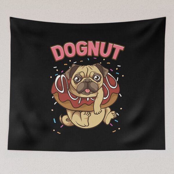 Item preview, Dognut Cute & Funny Dog Donut Pun designed and sold by perfectpresents.