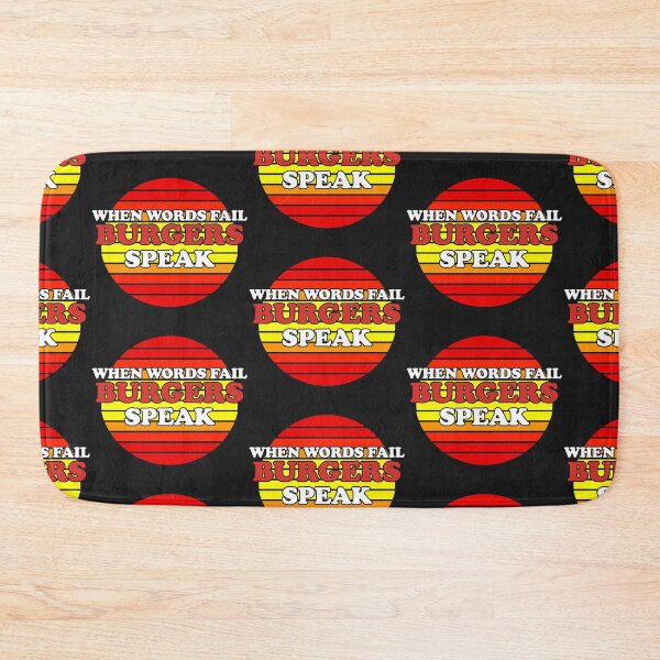 Item preview, When Words Fail Burgers Speak designed and sold by Chubuter.