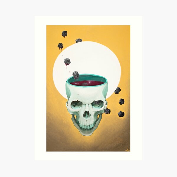 Saturn - Original Painting Art Print