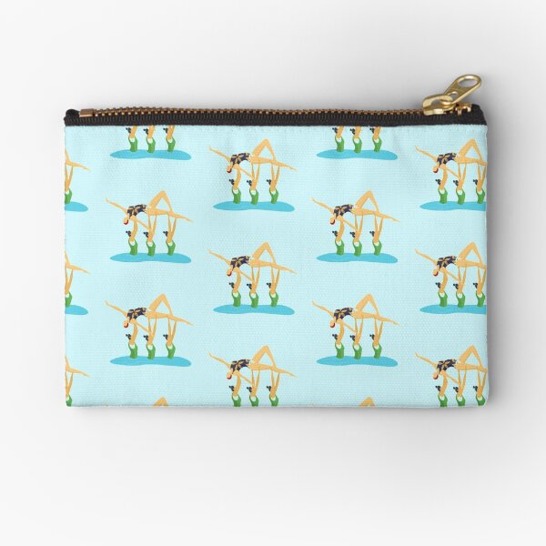 Synchronized Swimming Team. - Artistic Swimming Zipper Pouch