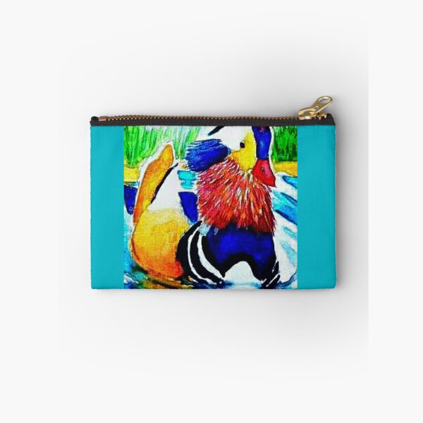 Item preview, Mandarin duck watercolor painting designed and sold by horseaddicted.