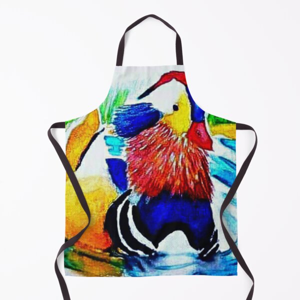 Item preview, Mandarin duck watercolor painting designed and sold by horseaddicted.