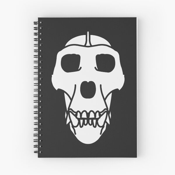 Item preview, Gorilla Skull White designed and sold by SpitsPixels.