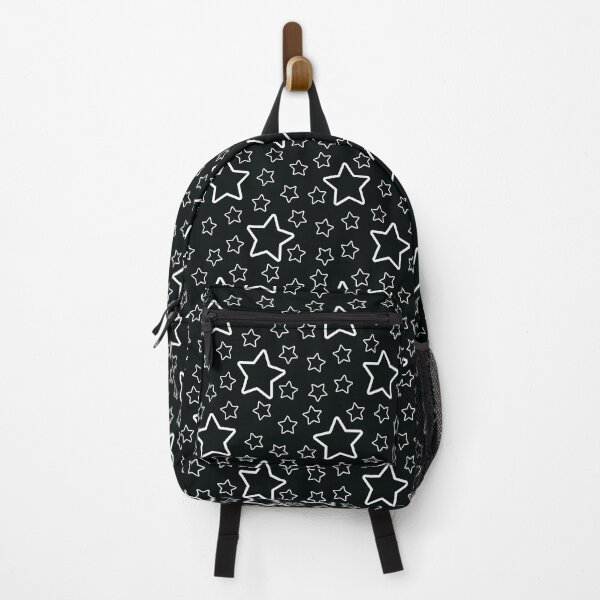 Item preview, "Pattern white stars on black background" designed and sold by gloww-heart.