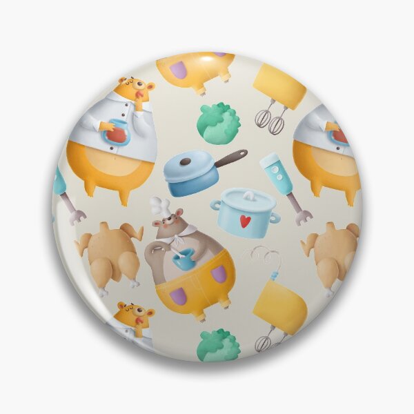 Item preview,  Funny Kitchen Seamless Patterns  designed and sold by labatchino10.
