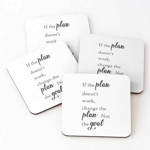 Item preview, If The Plan Doesnt Work Quote Art Design Inspira designed and sold by vividpixelusa.