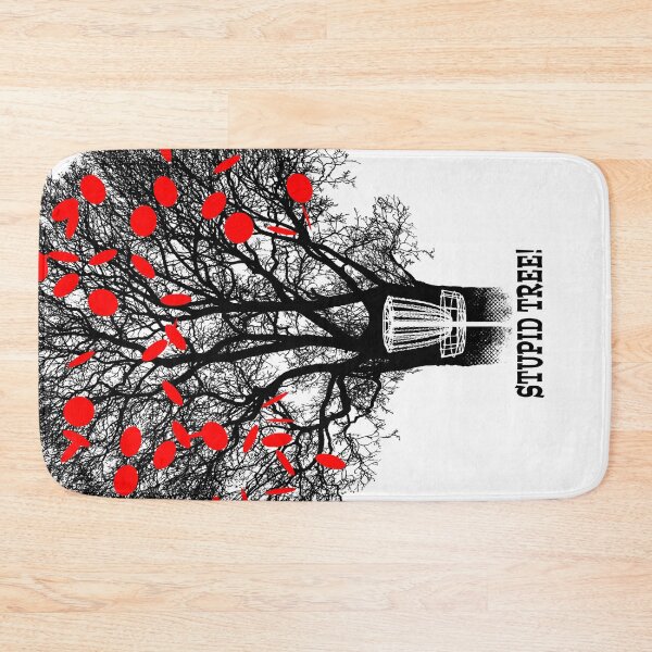 Item preview, Funny Disc Golf Stupid Tree Distressed Frisbee Golf designed and sold by GrandeDuc.