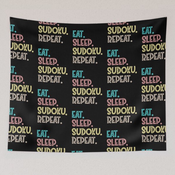 Item preview, Eat Sleep Sudoku Repeat designed and sold by Life Shop.