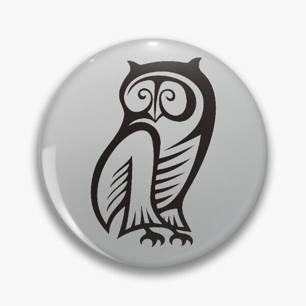 Item preview, Owl Symbol Black designed and sold by sifis.