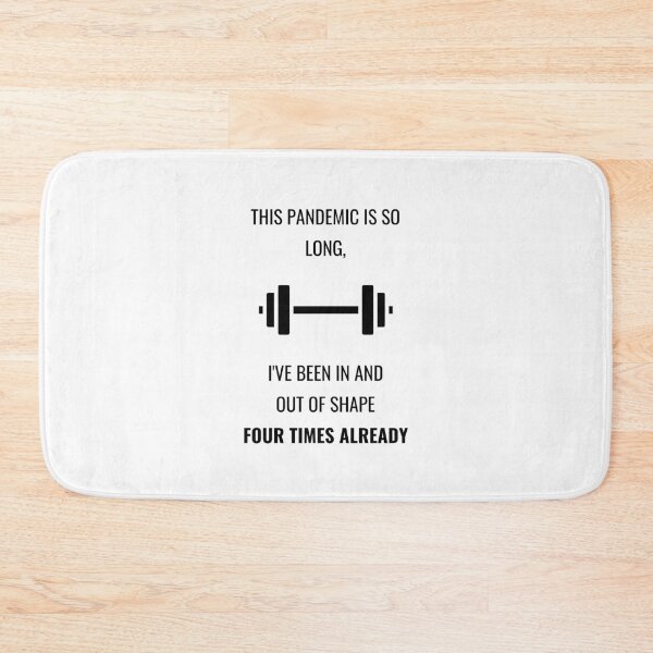 Item preview, This Pandemic Is So Long | White | Pandemic | Coronavirus | Lockdown | Quarantine | Weights | New Normal |  designed and sold by itsokaybyme.
