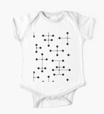 Midcentury Modern Dots 2.5 Baby Body Kurzarm