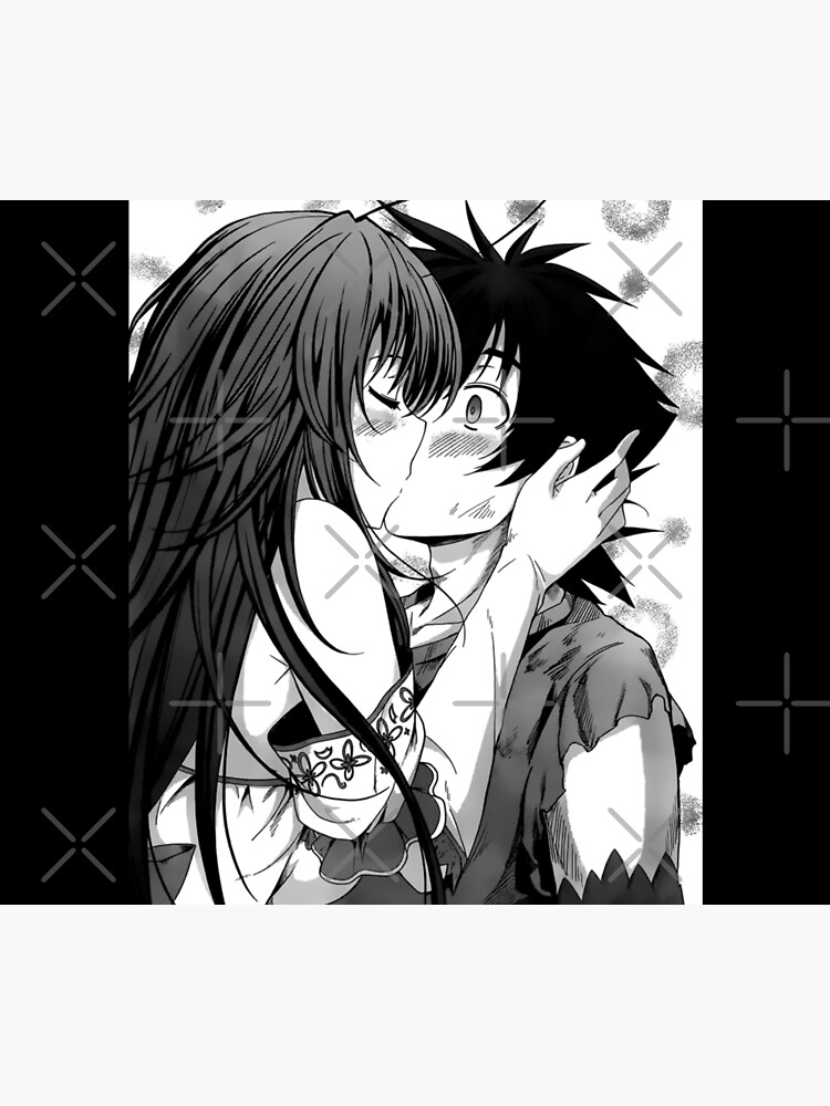 Rias And Issei Kissing Poster for Sale by narcocynic