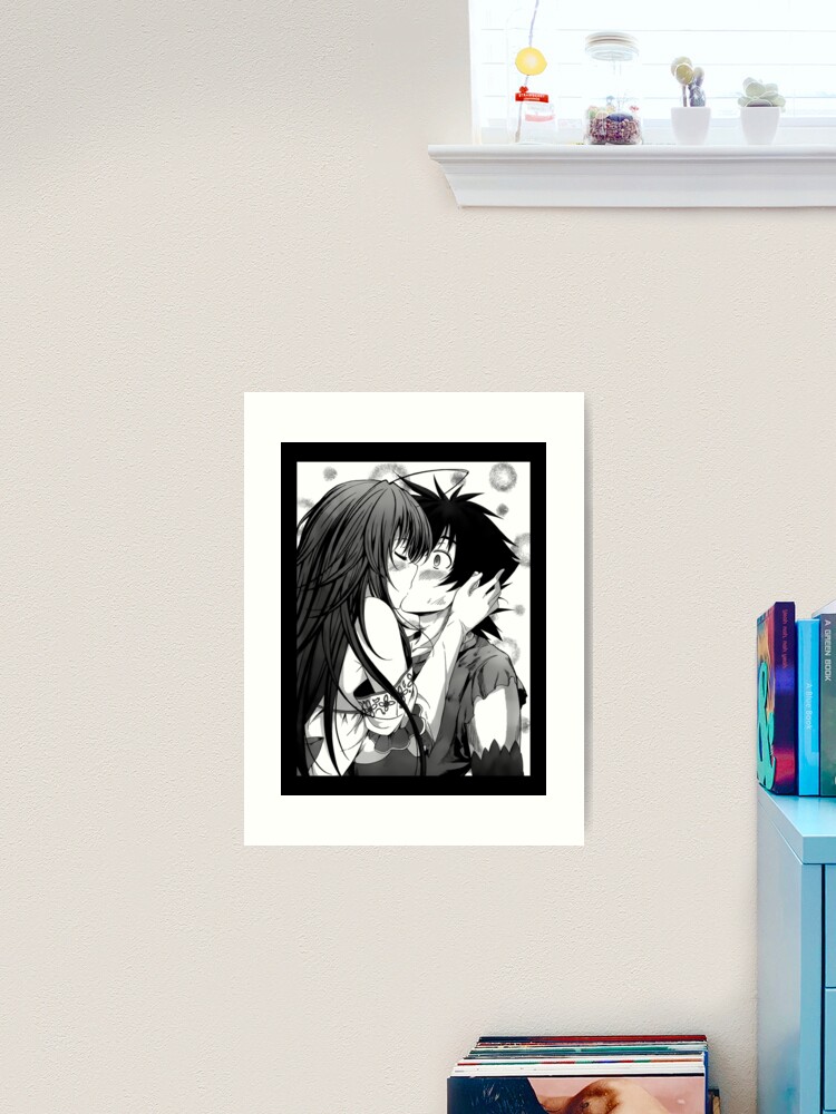 Rias And Issei Kissing Poster for Sale by narcocynic