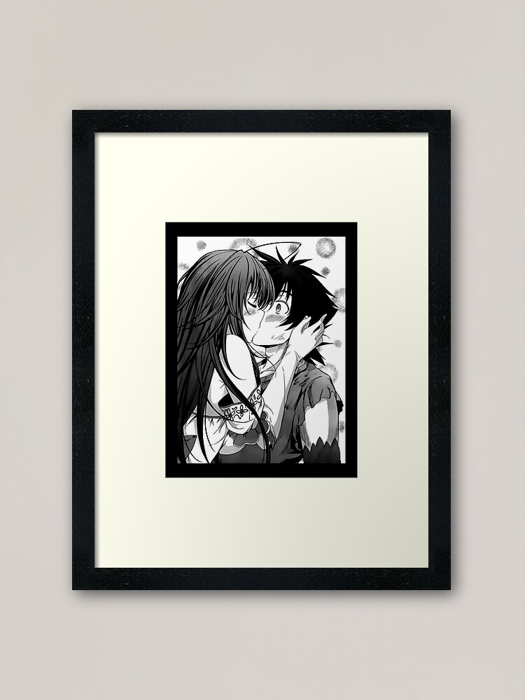 Rias And Issei Kissing Poster for Sale by narcocynic