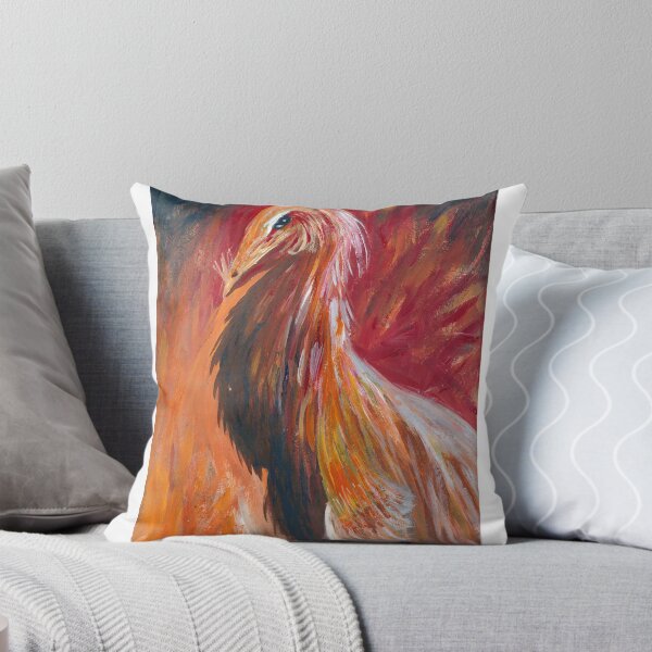 Firebird Throw Pillow