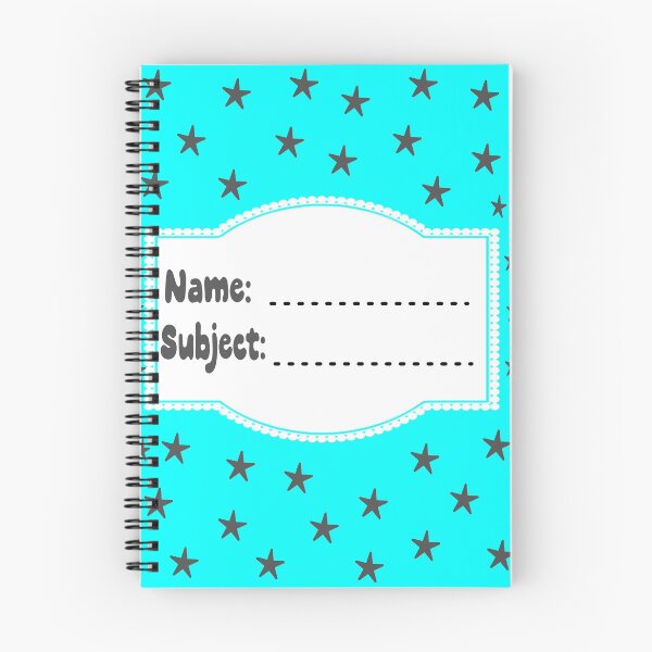 Item preview, A Blue and Black Notebook Design designed and sold by The Merch.