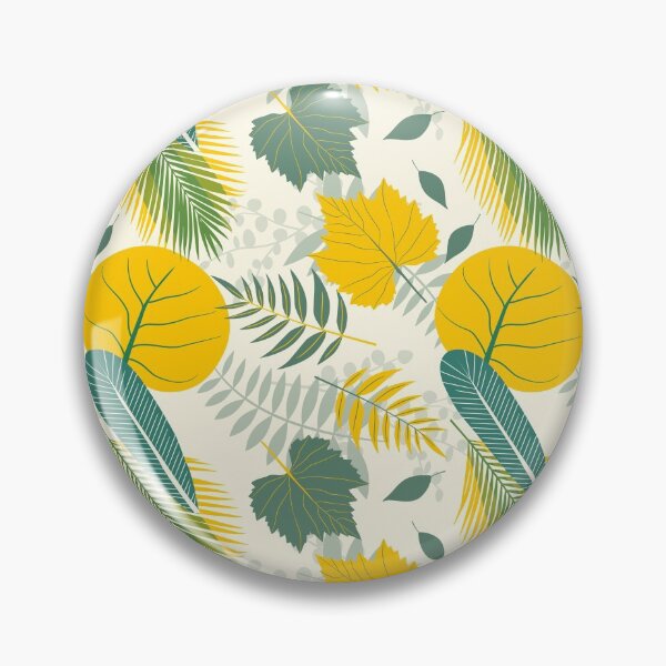 Item preview, Leaf Pattern Yellow designed and sold by evokearo.