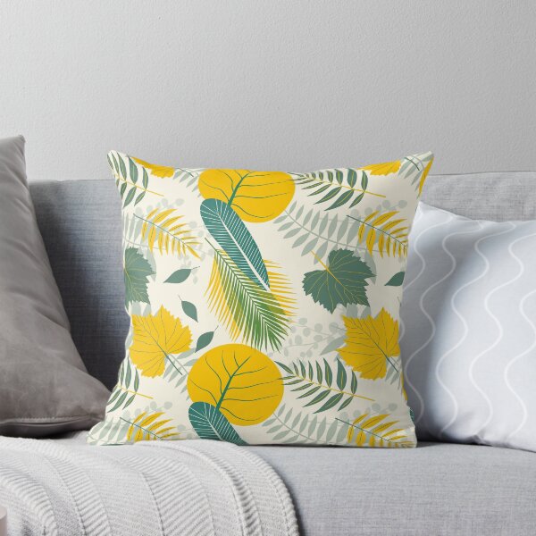 Item preview, Leaf Pattern Yellow designed and sold by evokearo.