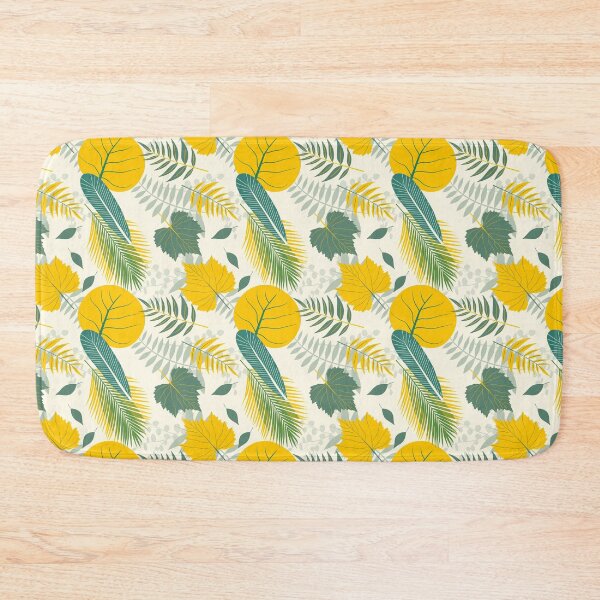 Item preview, Leaf Pattern Yellow designed and sold by evokearo.