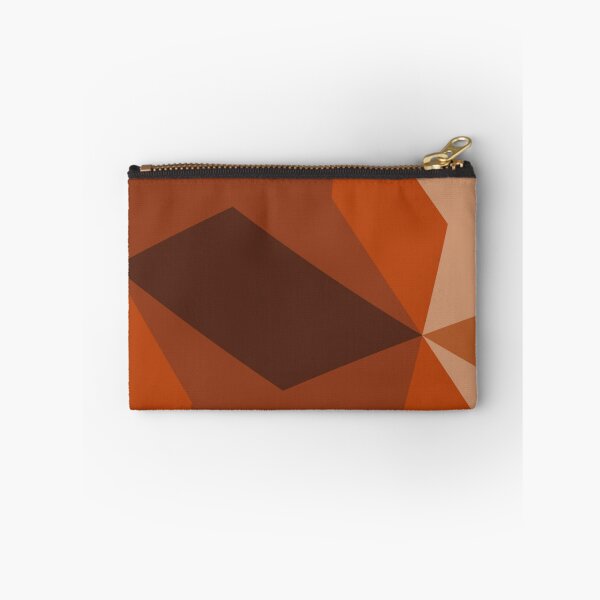 Item preview, Rustic shaped patchwork- brown to orange tone  designed and sold by wiwiart.