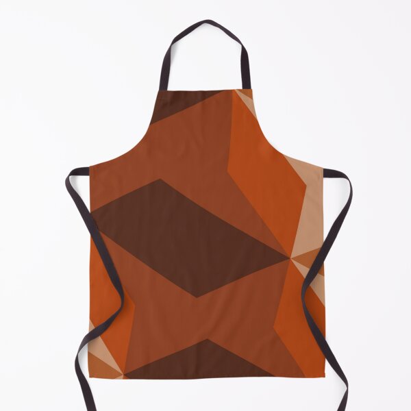 Item preview, Rustic shaped patchwork- brown to orange tone designed and sold by wiwiart.