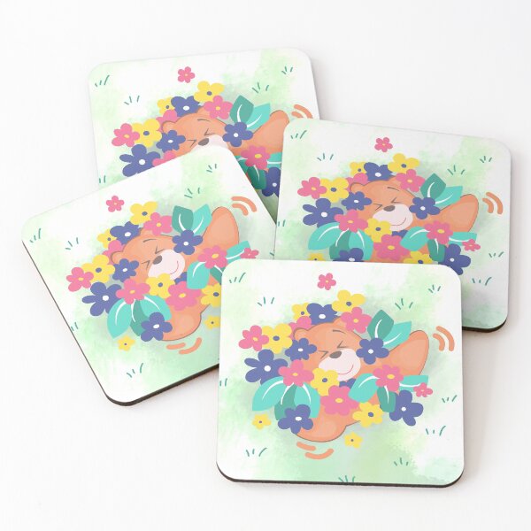 Item preview, Jelly the Bear in the Flower - Park Background designed and sold by Jelly Bear.