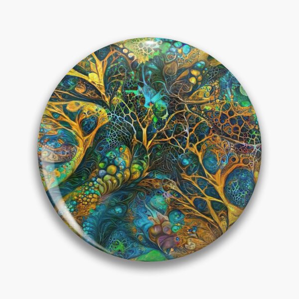 Item preview, Deepdream floral abstraction designed and sold by blackhalt.