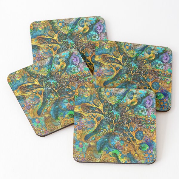 Item preview, Deepdream floral abstraction designed and sold by blackhalt.