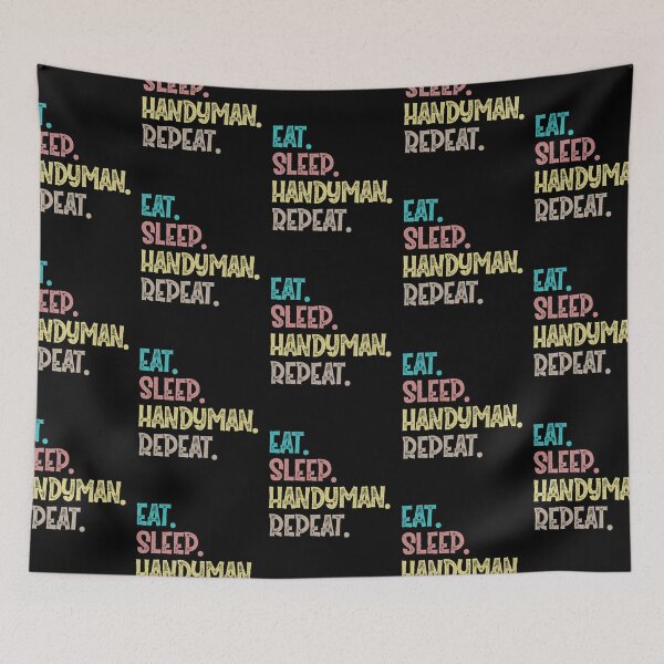 Item preview, Eat Sleep Handyman Repeat designed and sold by Life Shop.