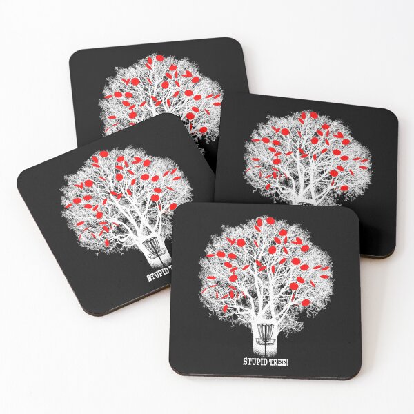 Item preview, Funny Disc Golf Stupid Tree Distressed Frisbee Golf White designed and sold by GrandeDuc.