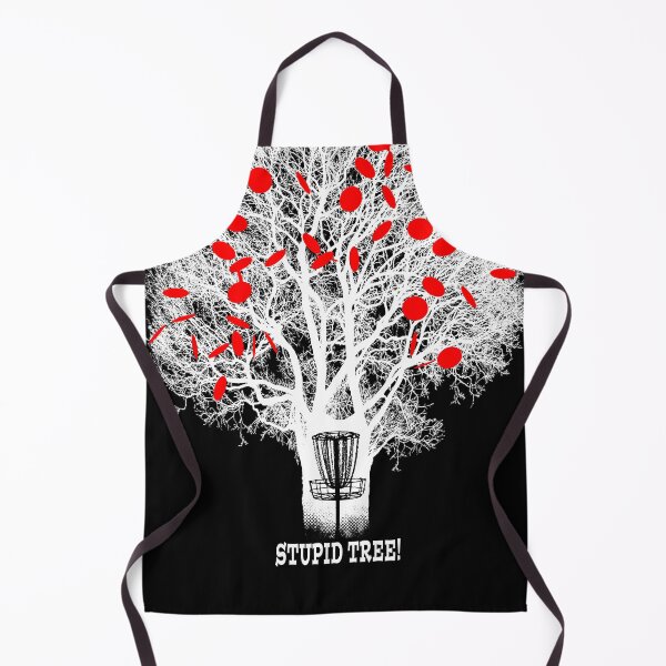 Item preview, Funny Disc Golf Stupid Tree Distressed Frisbee Golf White designed and sold by GrandeDuc.