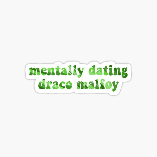 mental aus Draco Malfoy Aufkleber Sticker