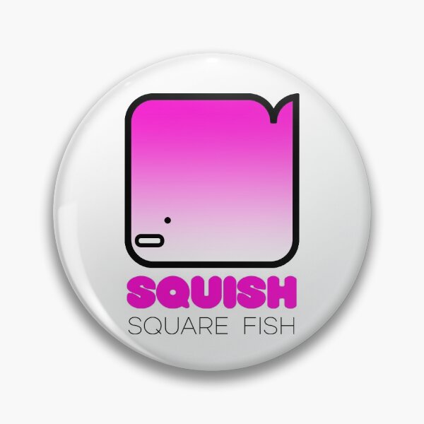 Item preview, Fun Fish Squish Square Fish Pink designed and sold by Quooki.