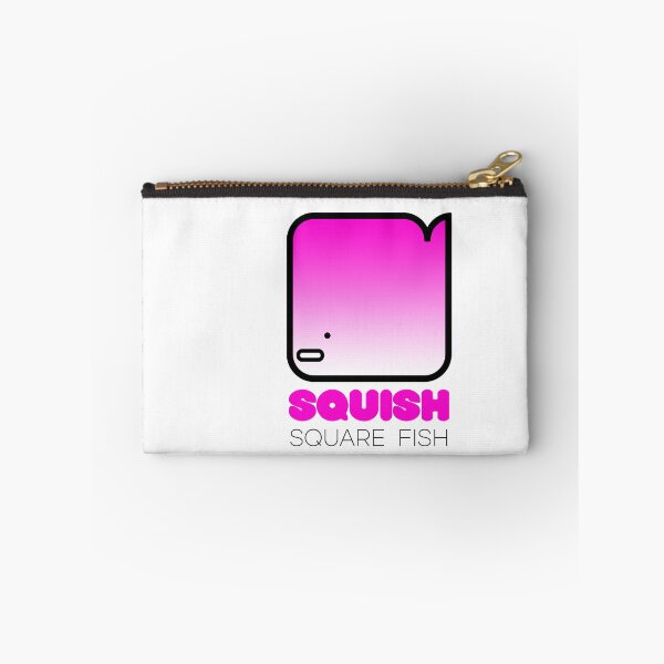Item preview, Fun Fish Squish Square Fish Pink designed and sold by Quooki.