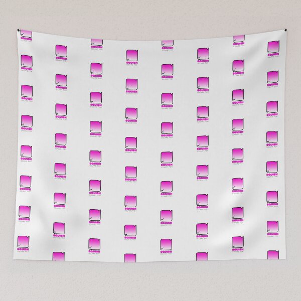 Item preview, Fun Fish Squish Square Fish Pink designed and sold by Quooki.