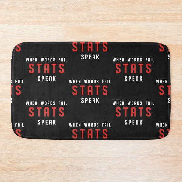 Item preview, When Words Fail Stats Speak designed and sold by Chubuter.