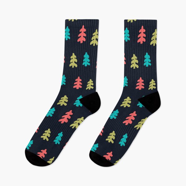Item preview, Christmas multicolored snowy fir trees designed and sold by Svetlana Piatigoskaia.