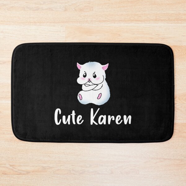 Item preview, Cute Karen A Grey Hamster With An Angry Facial Expression designed and sold by Paulina Vanlife.