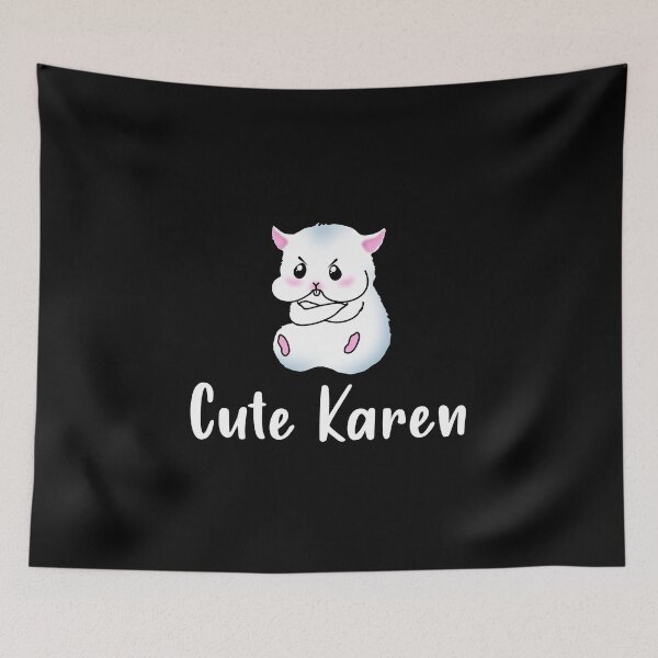 Item preview, Cute Karen A Grey Hamster With An Angry Facial Expression designed and sold by Paulina Vanlife.
