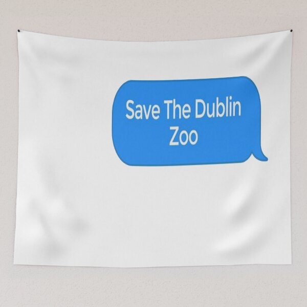Item preview, Save Dublin Zoo Text designed and sold by NancyArtDesigns.