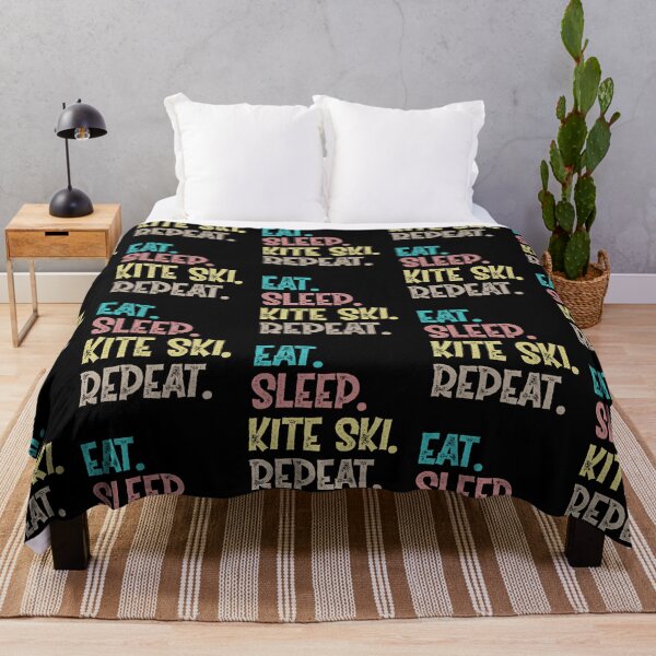 Item preview, Eat Sleep kite ski Repeat designed and sold by Life Shop.