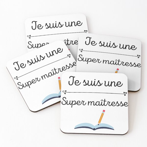 Aperçu de l'œuvre T shirt je suis une super maitresse créée et vendue par ProShirtDesign.